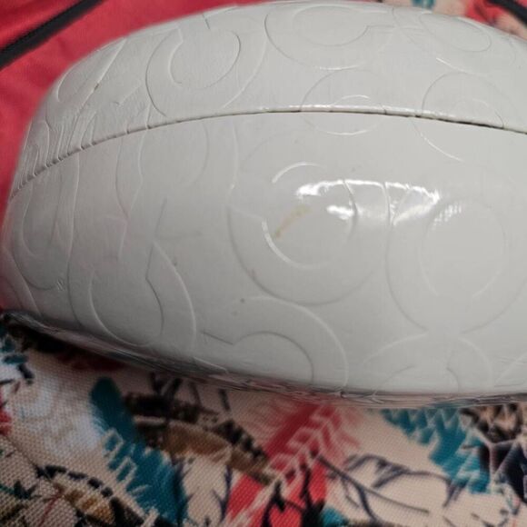 Coach Original White Logo Hard Sunglass Case Holder Sunglasses Microfiber Cloth - Picture 12 of 12